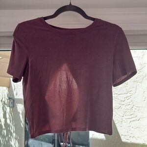 Lululemon Crop Top- open back with tie